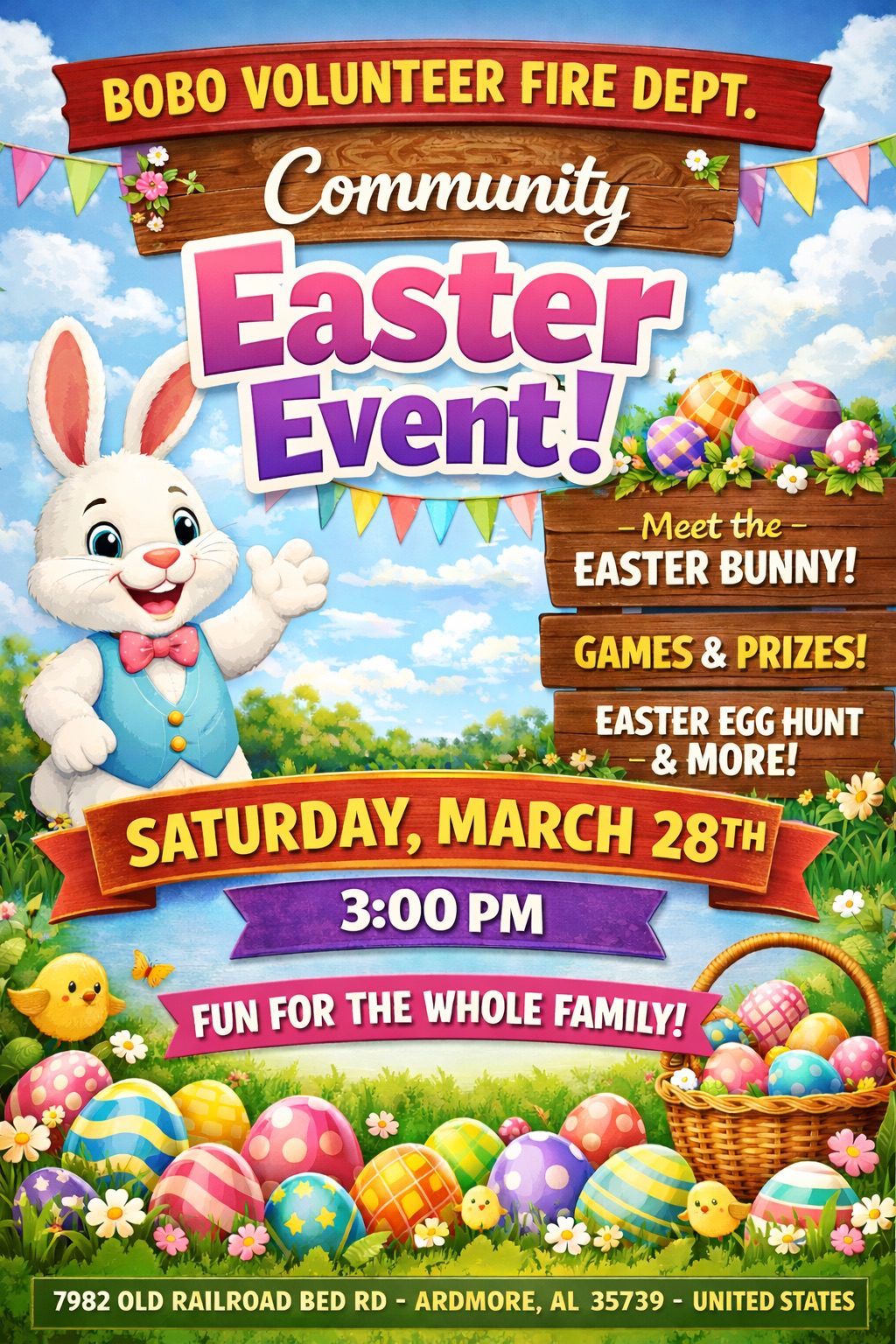 Bobo Volunteer Fire & Rescue Easter Egg Hunt