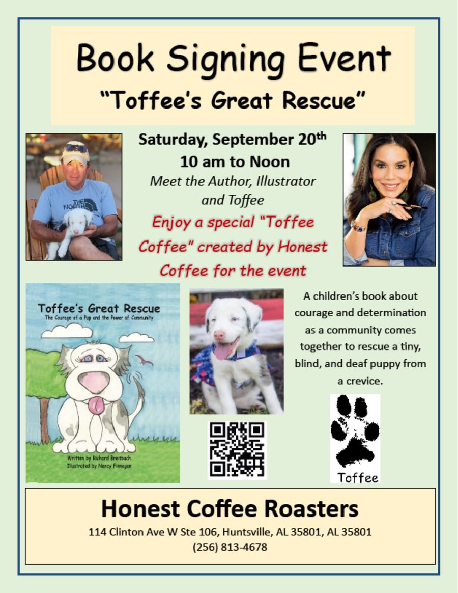 Toffee’s Great Rescue Book Signing