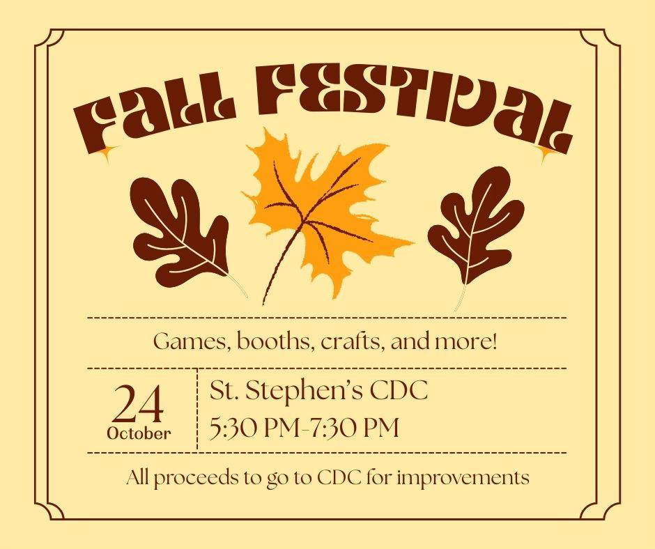 St. Stephens Childhood Development Center Fall Festival