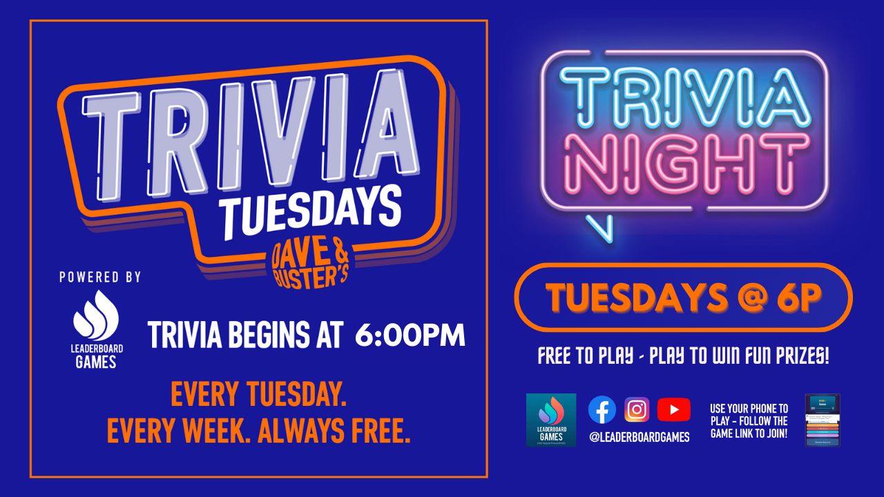 Trivia Night at Dave & Buster’s