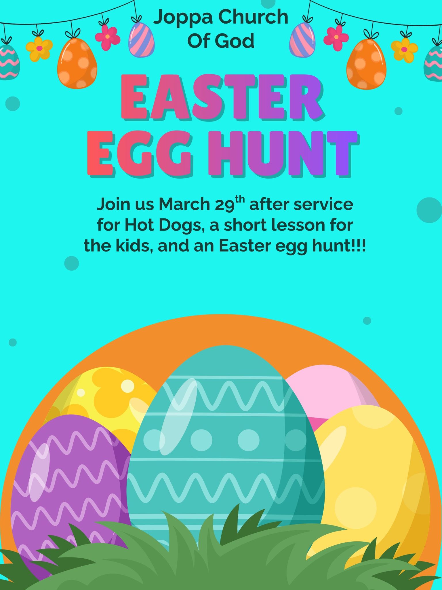 Jopa Church of God Easter Egg Hunt (Arab)