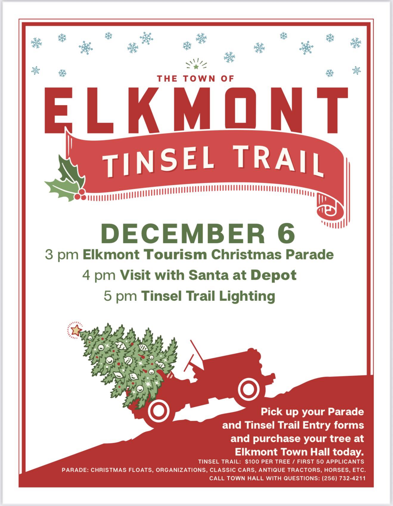 Elkmont Tinsel Trail & Christmas Parade