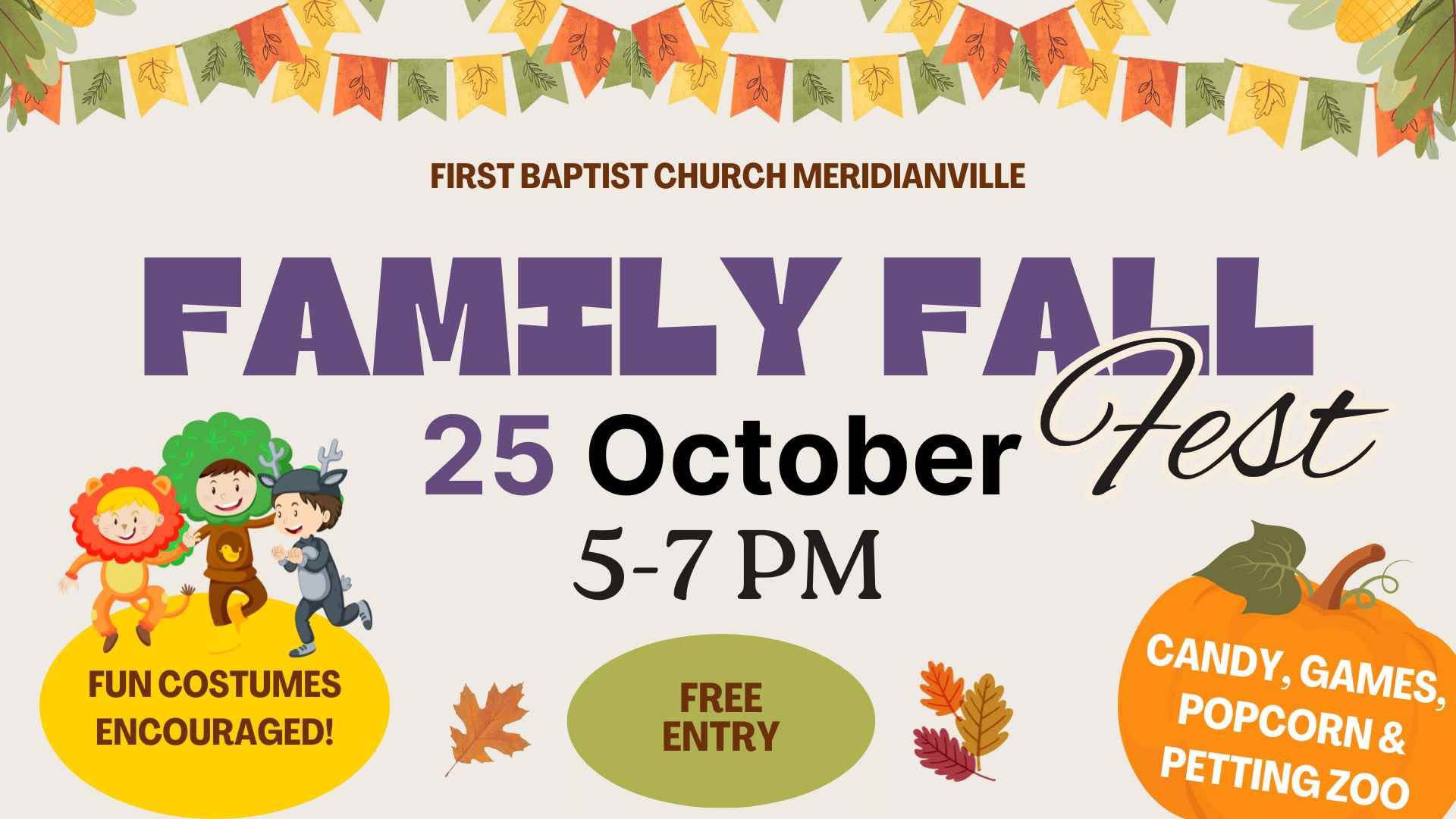 FBC Meridianville Family Fall Festival