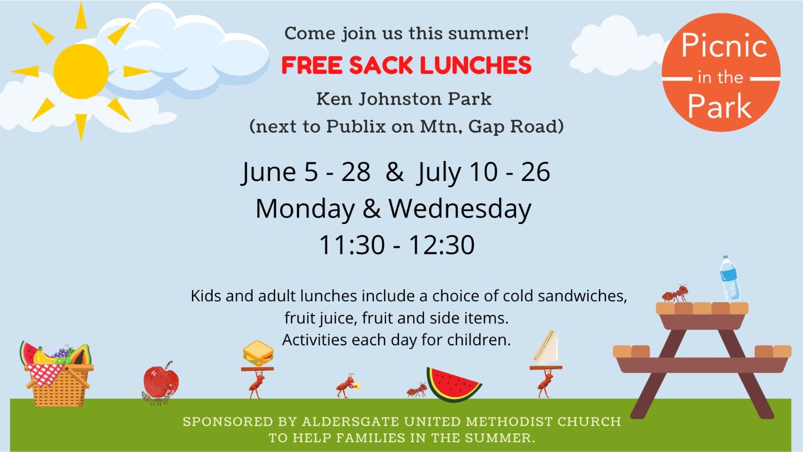 Free Sack Lunches
