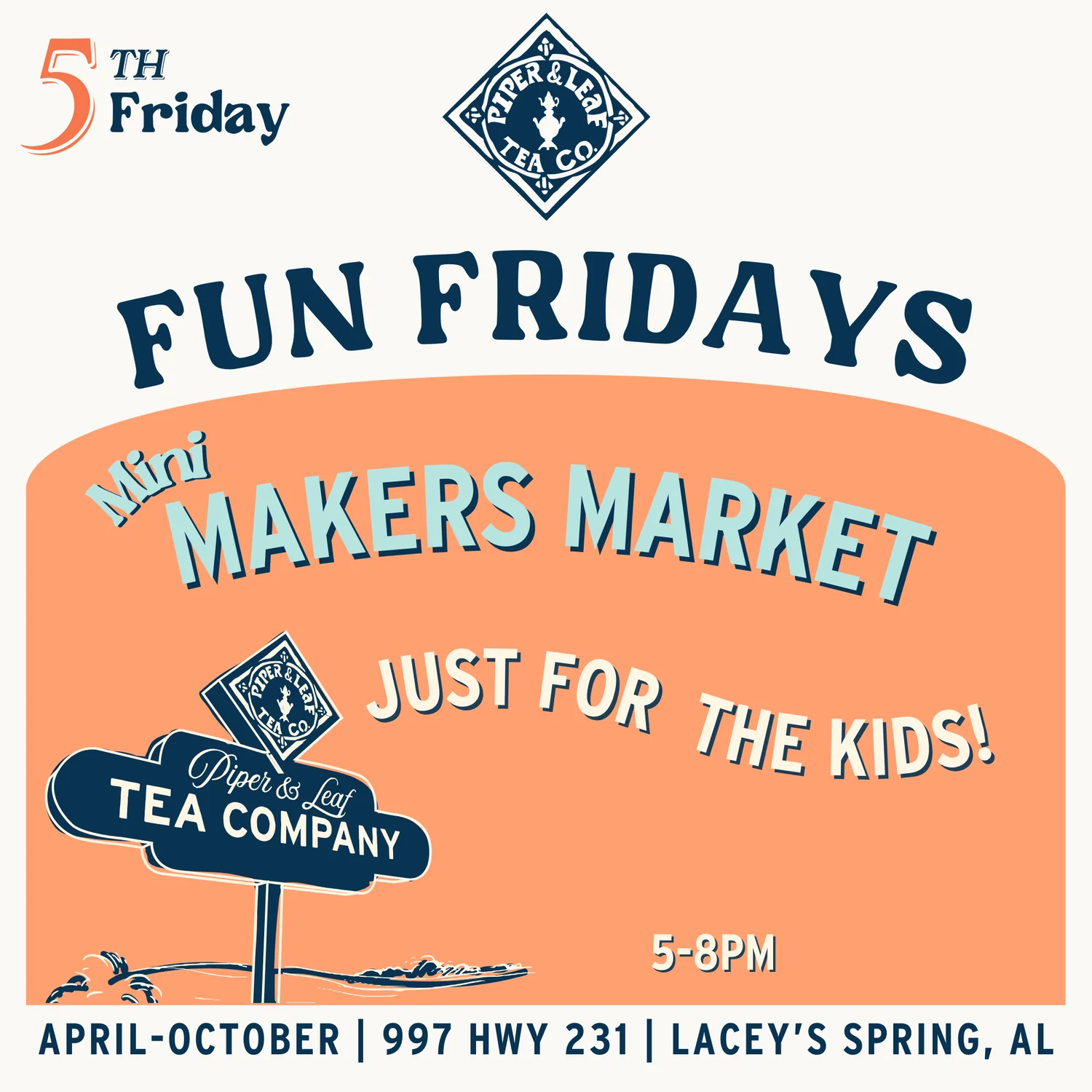 Fun Fridays : Mini Makers Market at Piper & Leaf