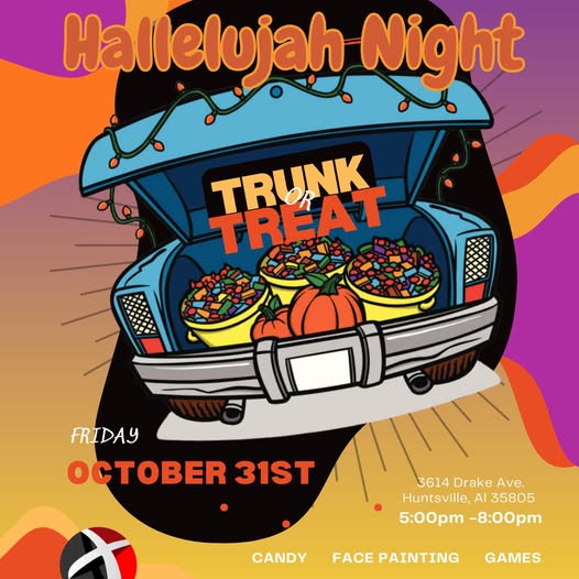 Hallelujah Night Trunk or Treat