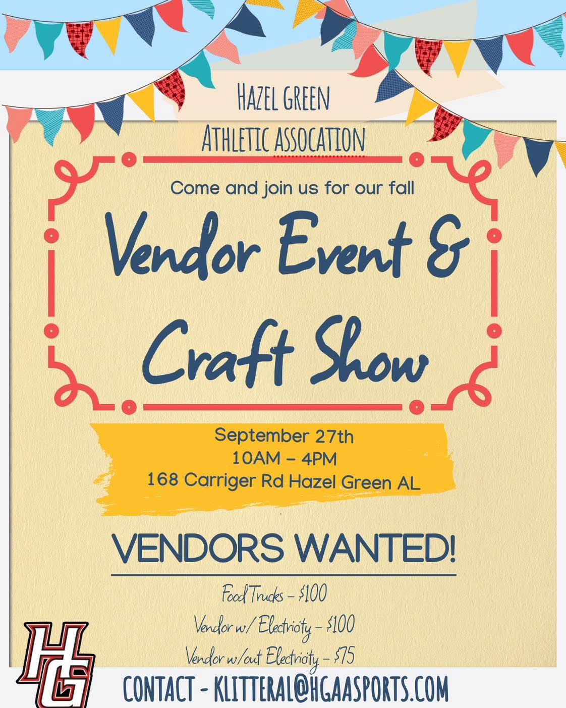 HGAA Vendor & Craft Show