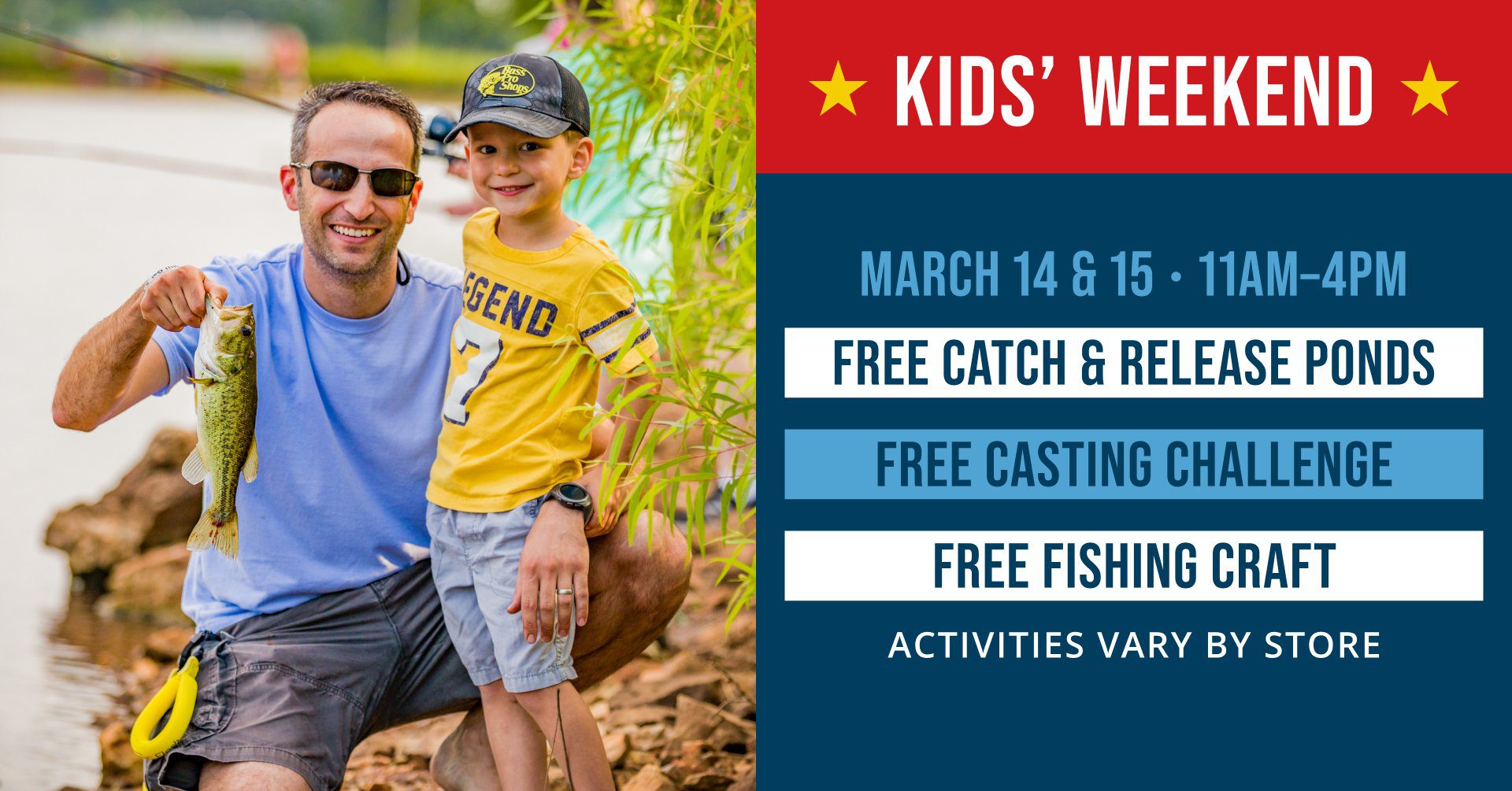 Kids Weekend at Bass Pro Shops