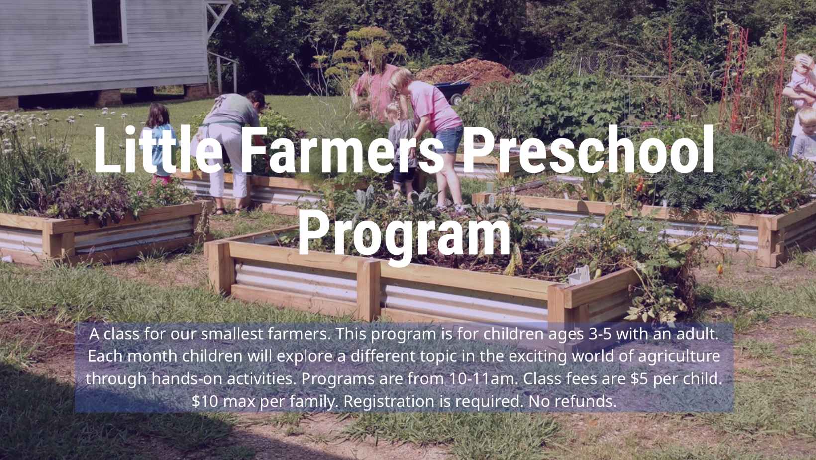 Little Farmers Preschool Classes