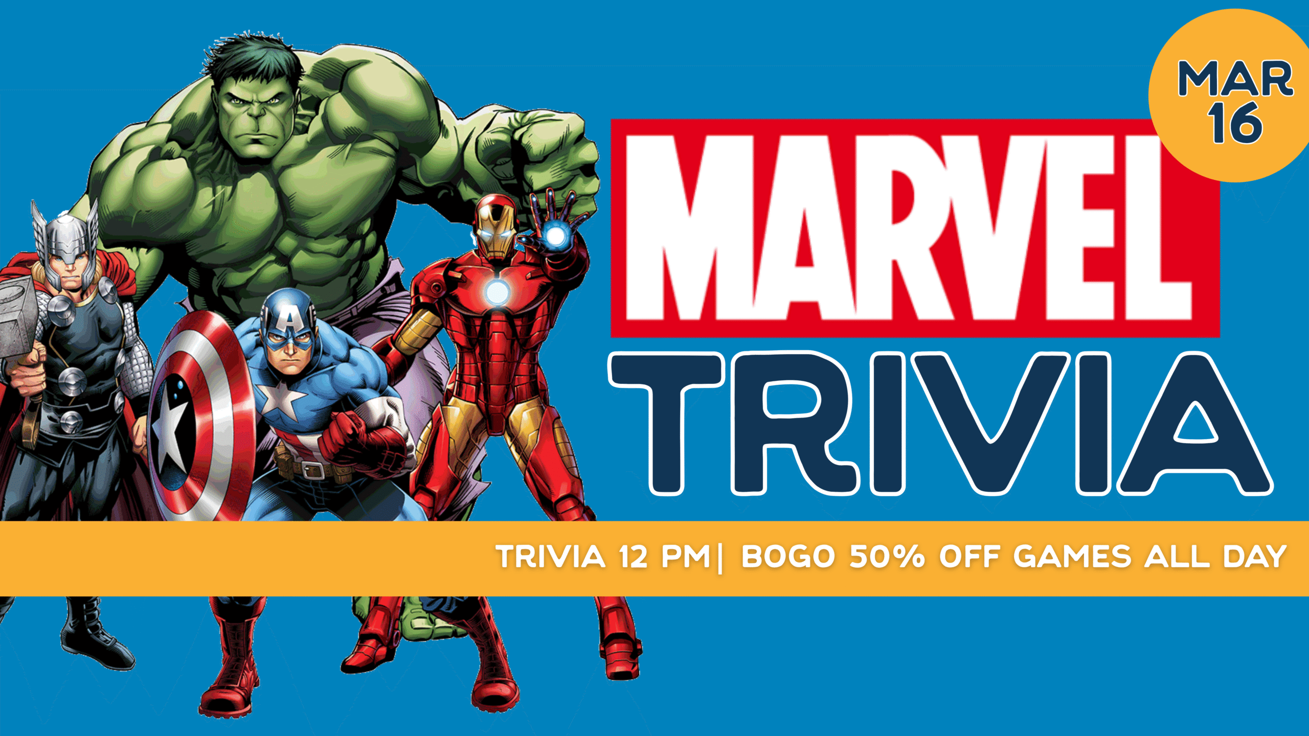 Marvel Trivia at Field Day