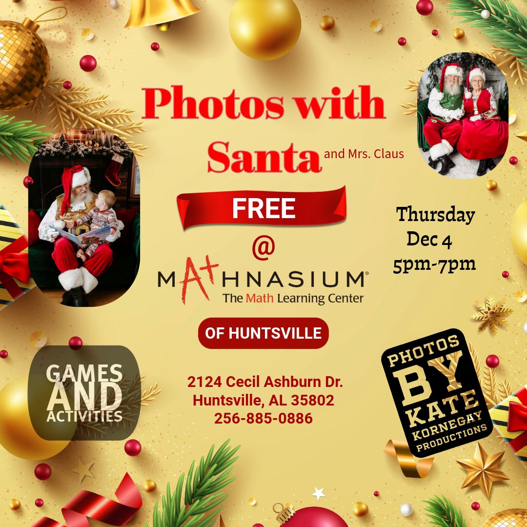 Photos with Santa & Mrs. Claus