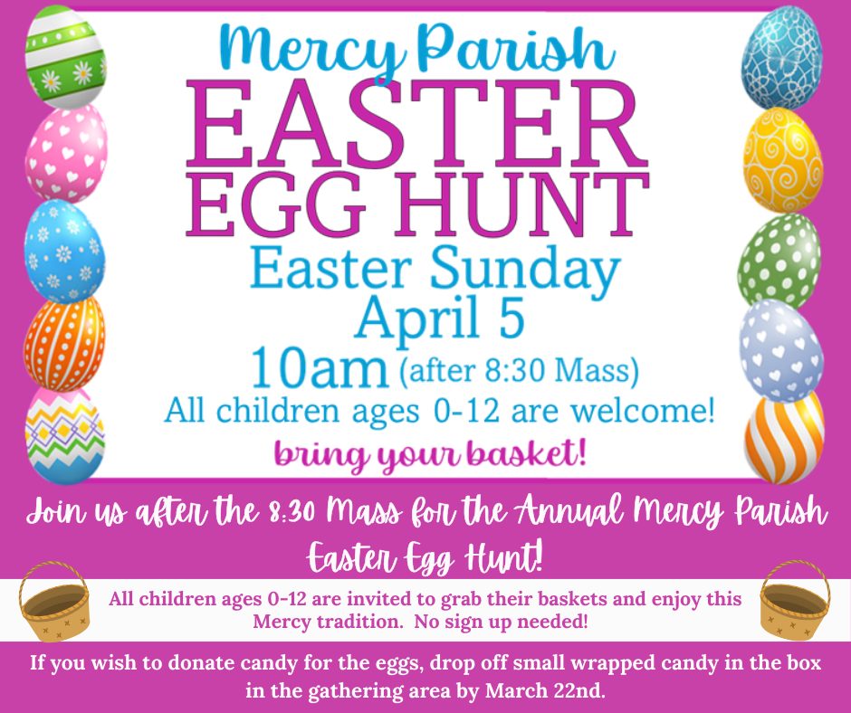 Mercy Parish Easter Egg Hunt