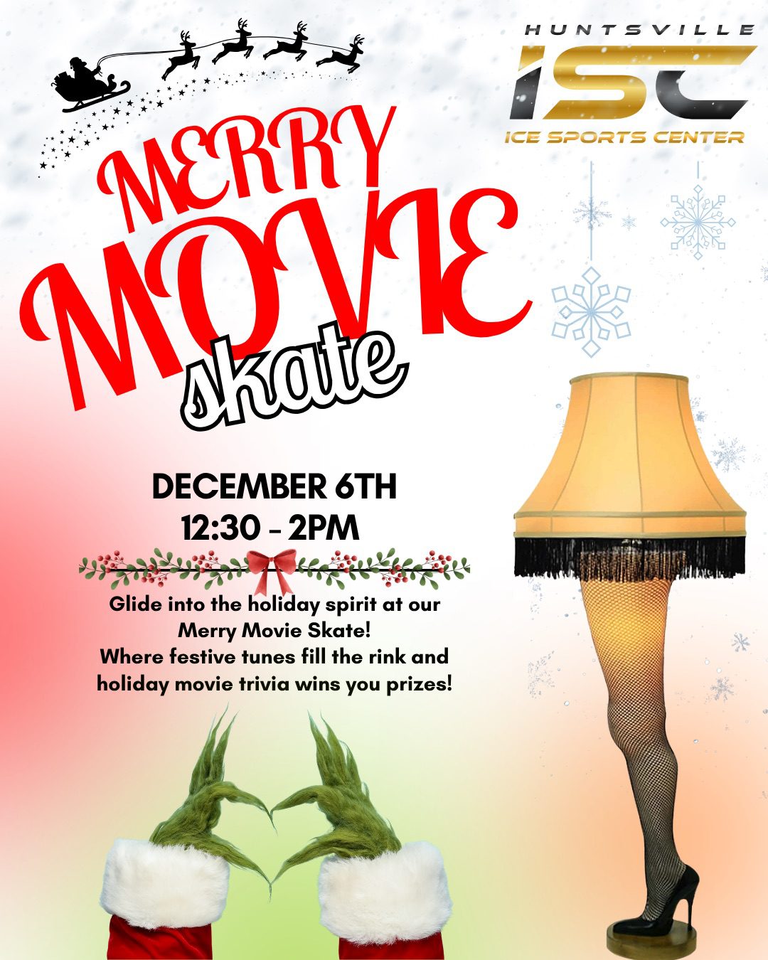 Merry Movie Skate at Huntsville Ice Sports Center