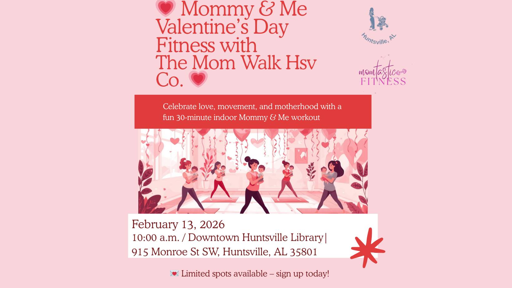 Mommy & Me Valentine’s Day Fitness