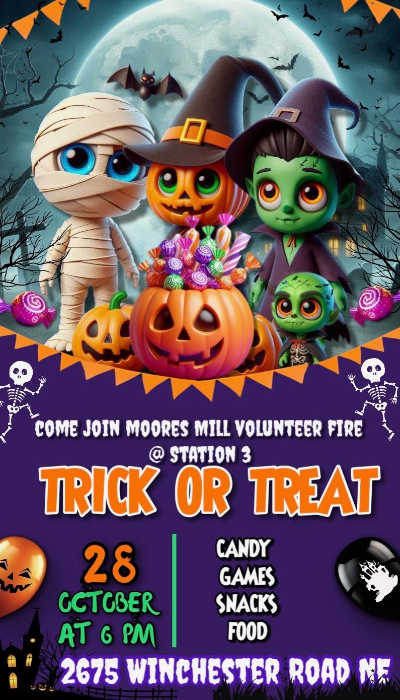 Moores Mill Fire Trunk or Treat