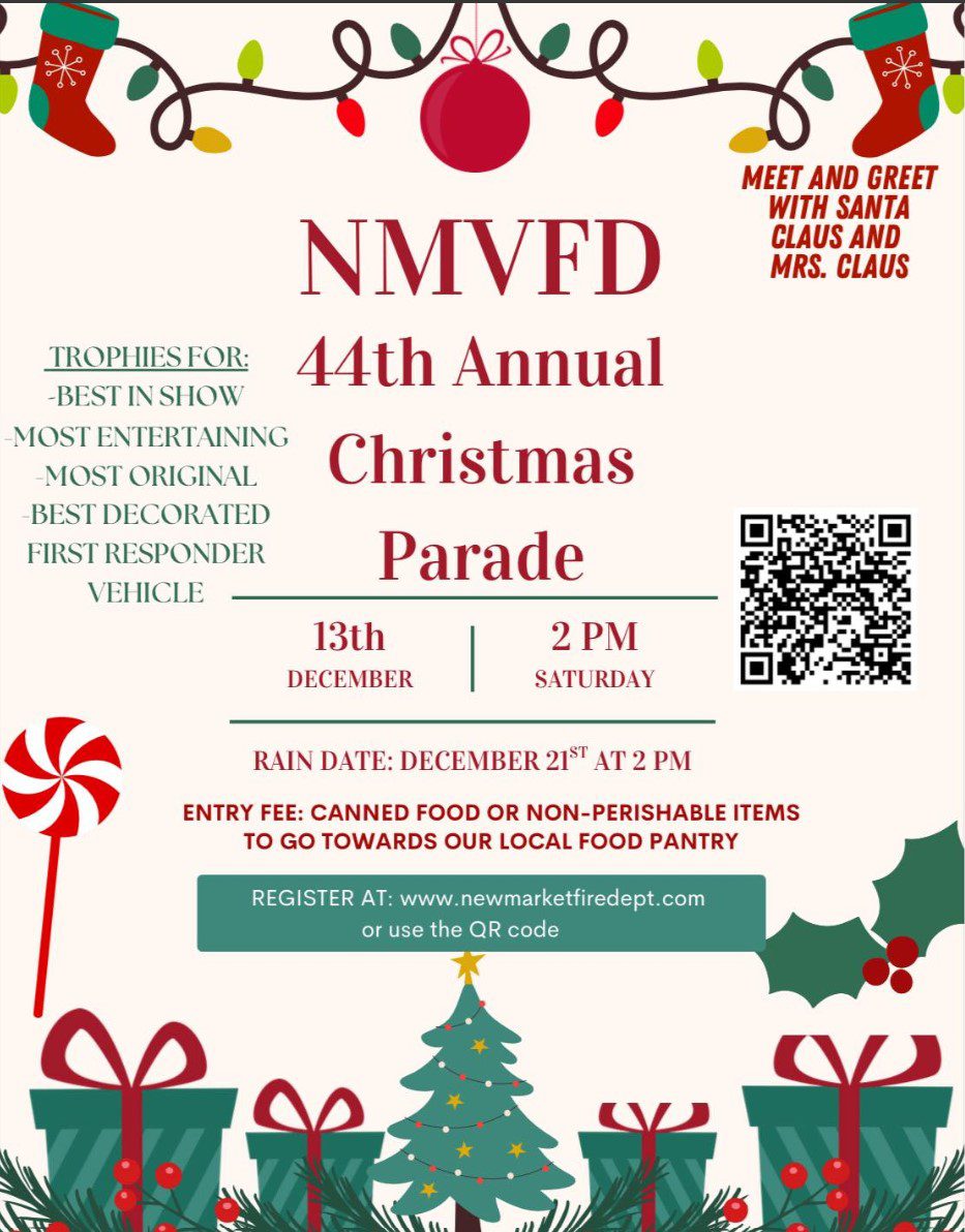 New Market Fire Depot Christmas Parade