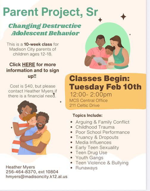 Parent Project : Changing Destructive Adolescent Behavior