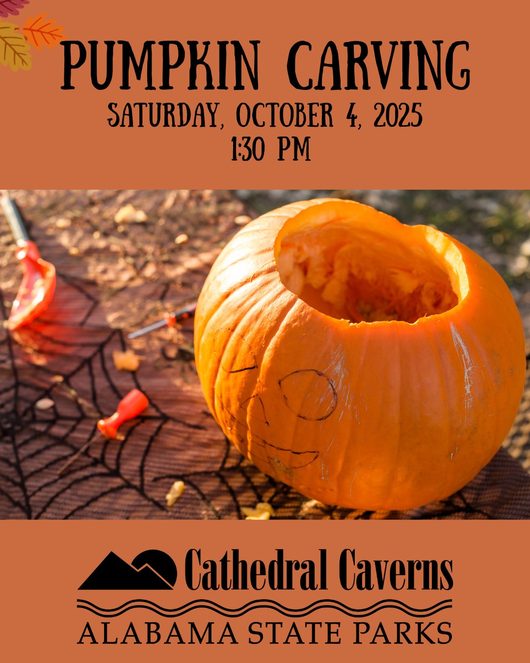 Pumpkin Carving at Cathedral Caverns