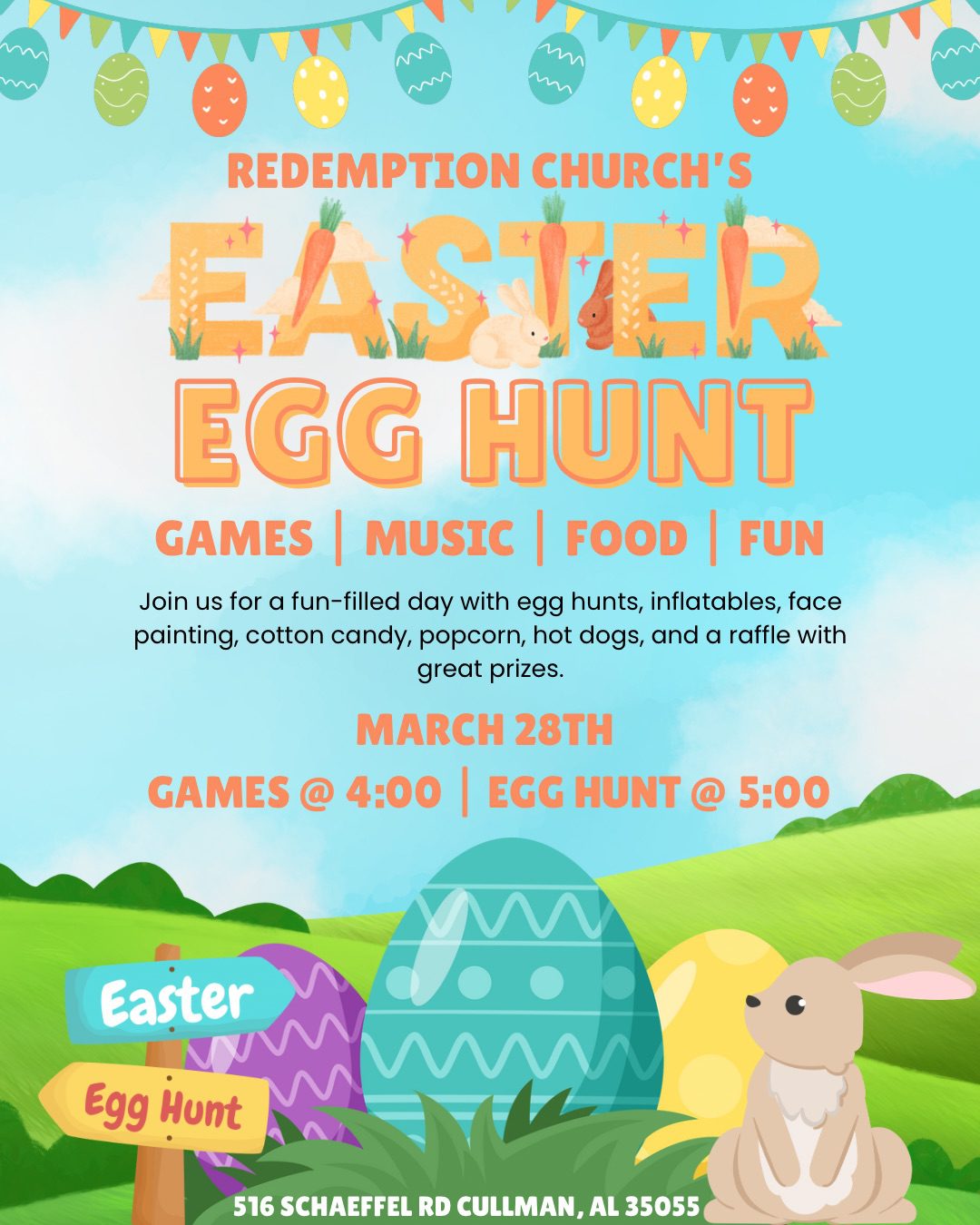 Redemption Church Easter Egg Hunt (Cullman)