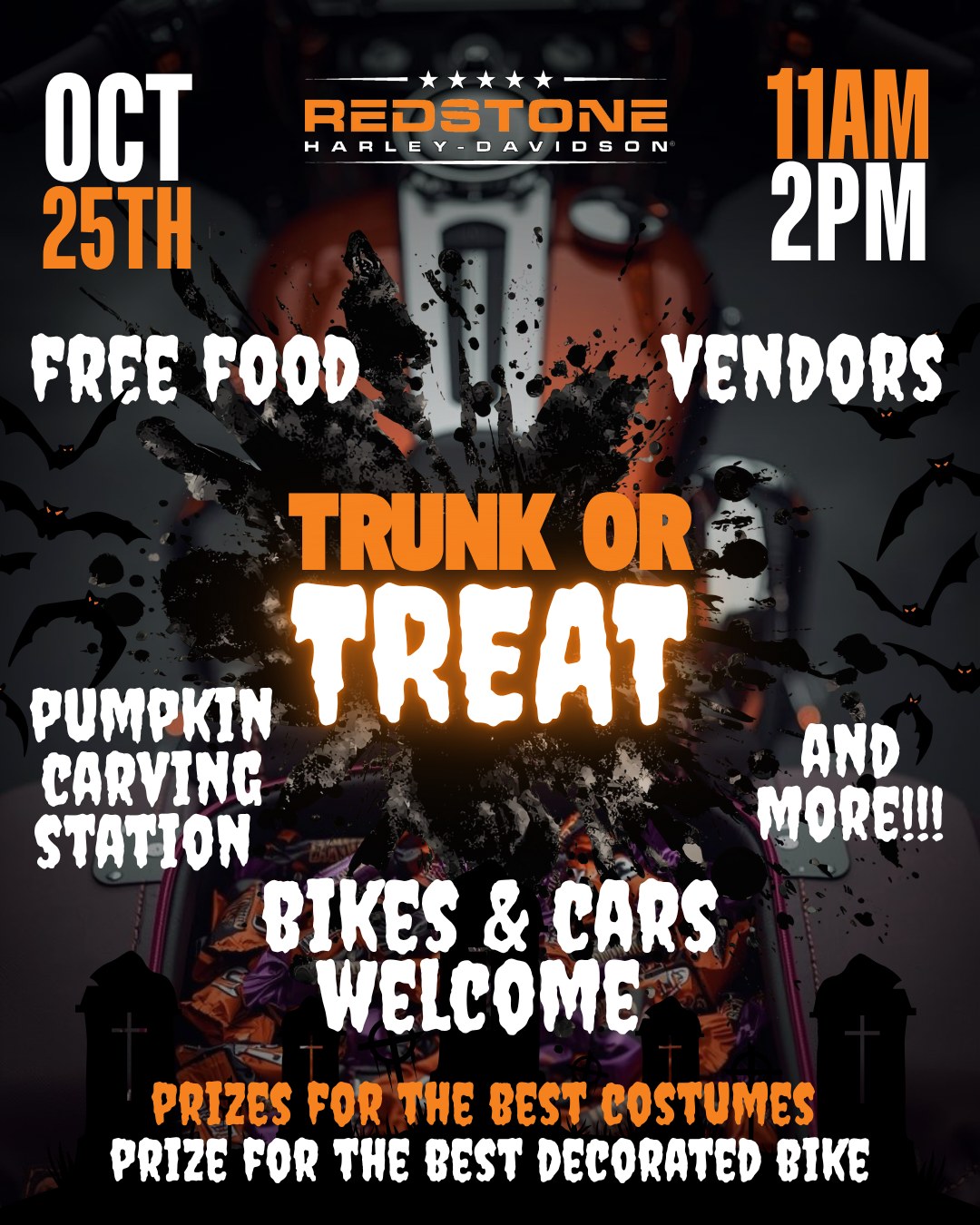 Redstone Harley-Davidson Trunk or Treat