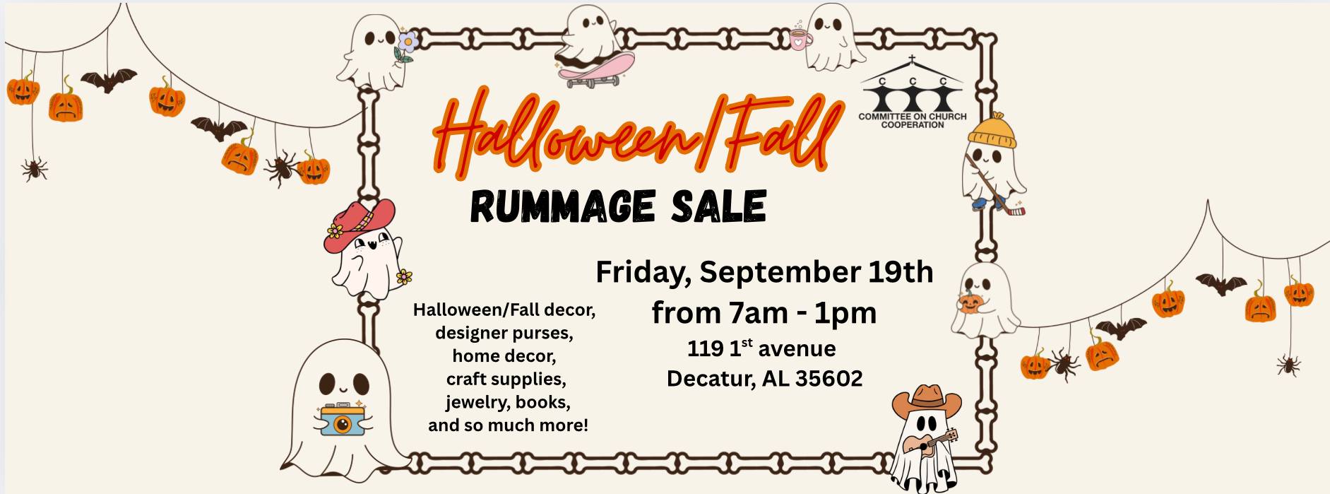 Halloween / Fall Rummage Sale