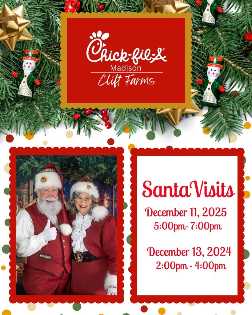 Santa Claus at Chick-Fil-A