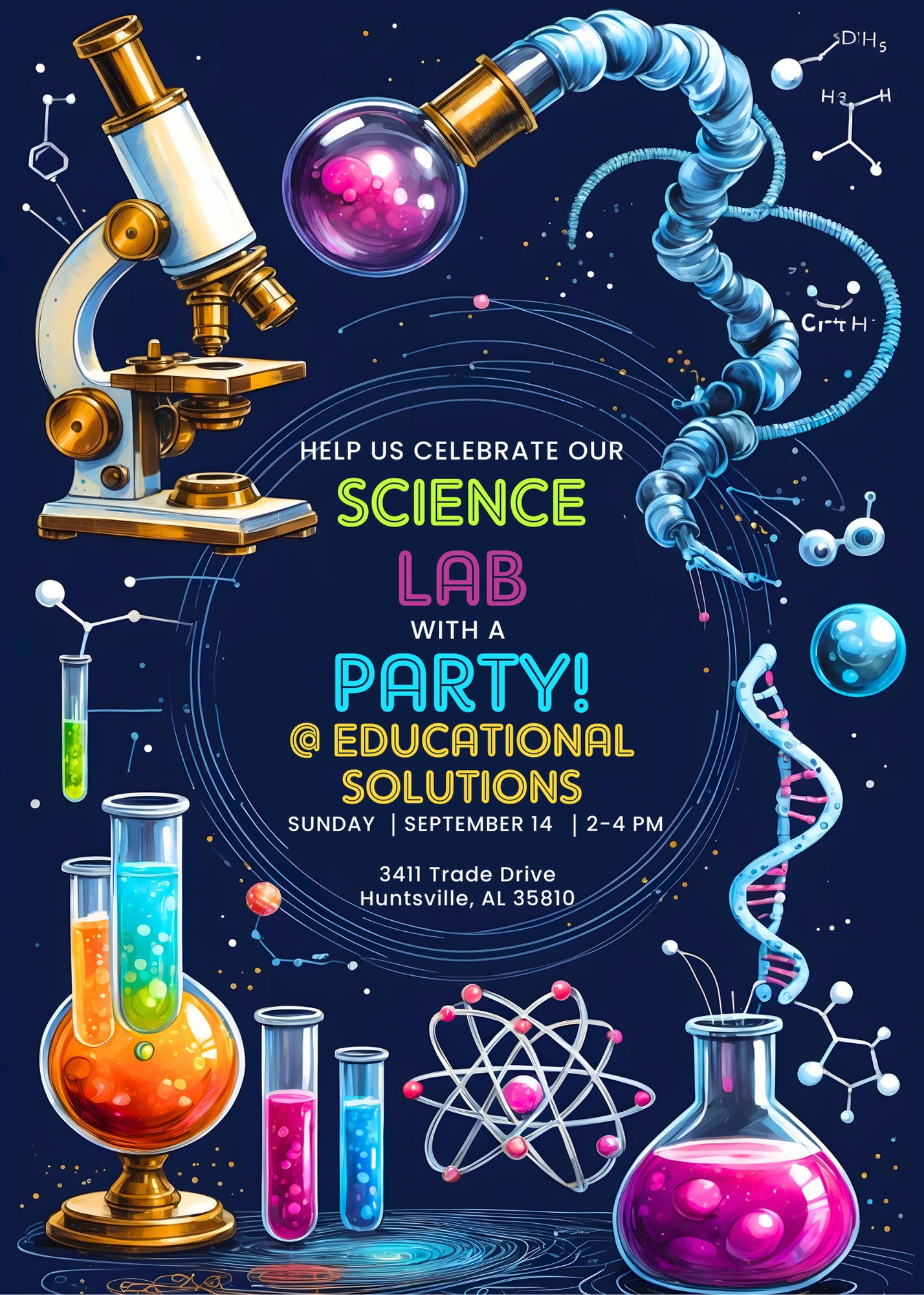 Science Lab with a Party