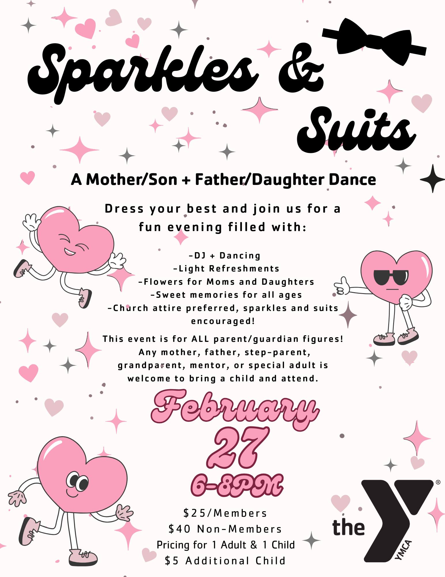 Sparkles & Suits: A Mother/Son + Daddy/Daughter Dance