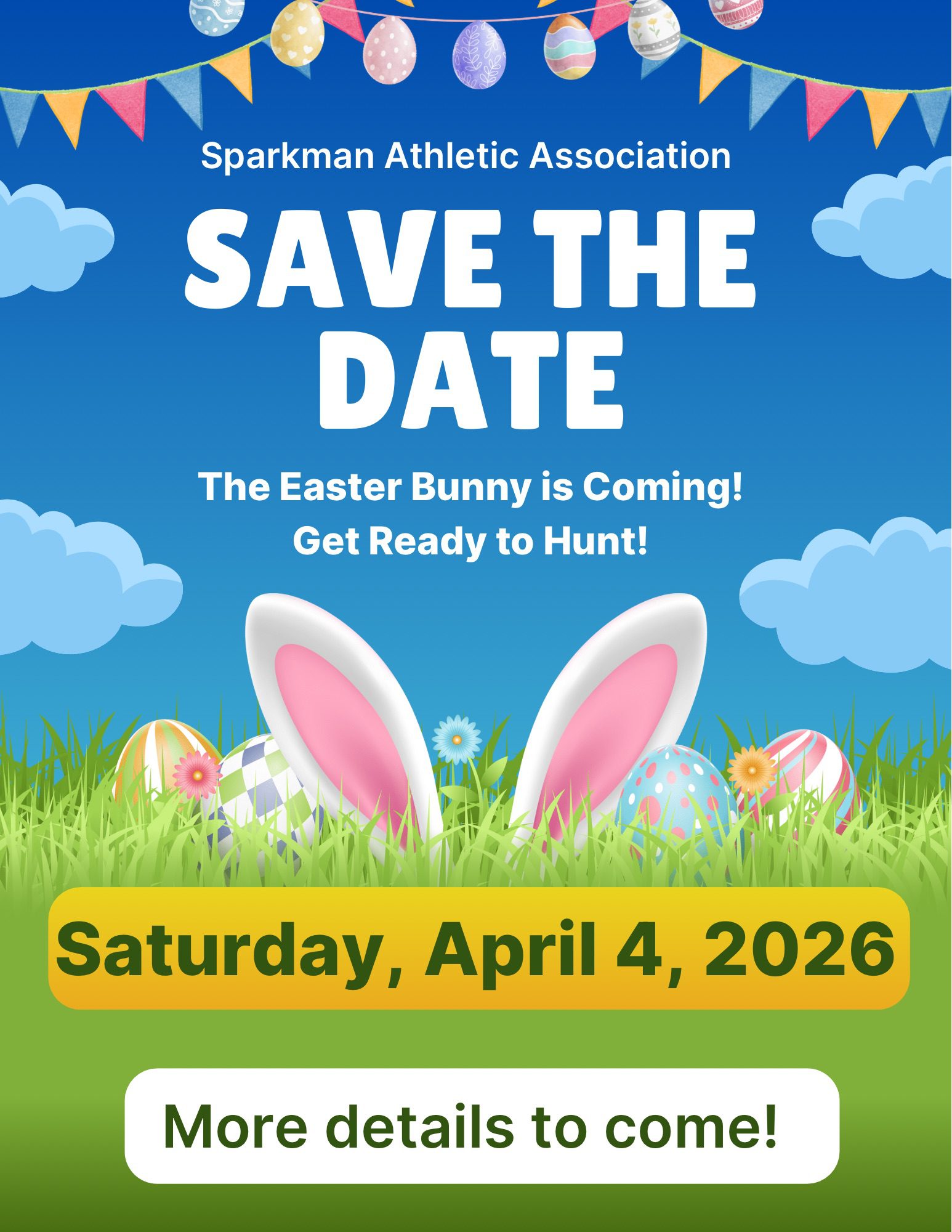 Sparkman Athletic Association Easter Egg Hunt