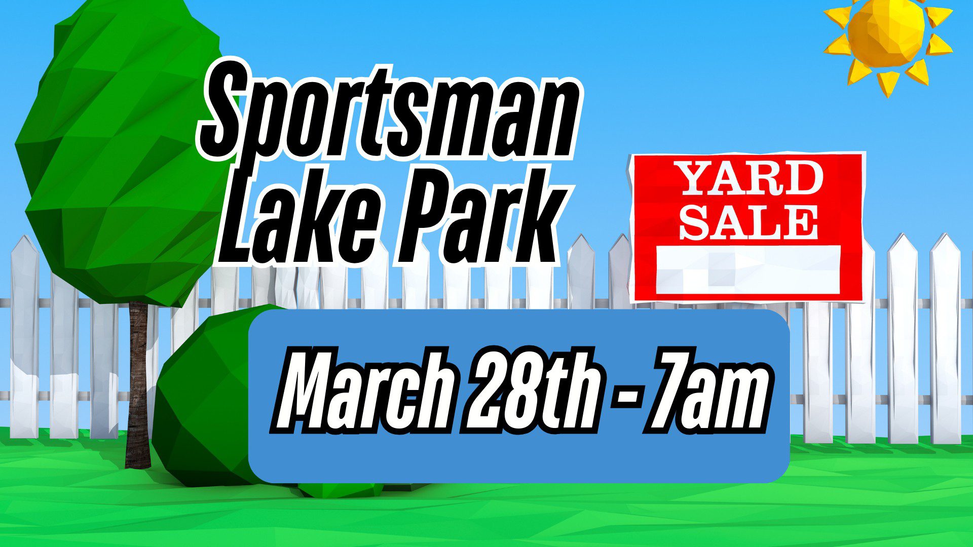 Sportsman Lake Park Spring Yard Sale (Cullman)