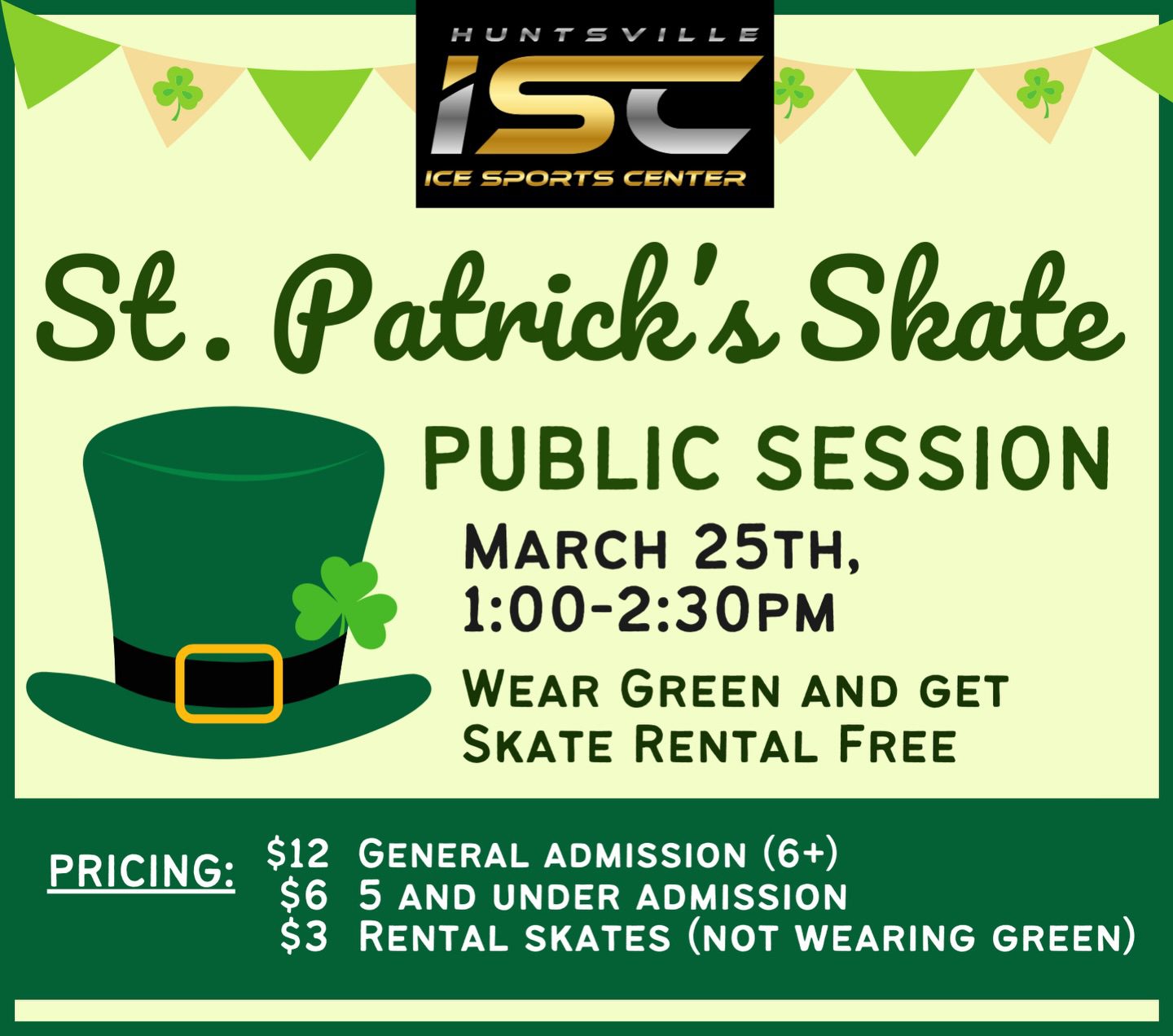 St. Patrick’s Day on the Ice