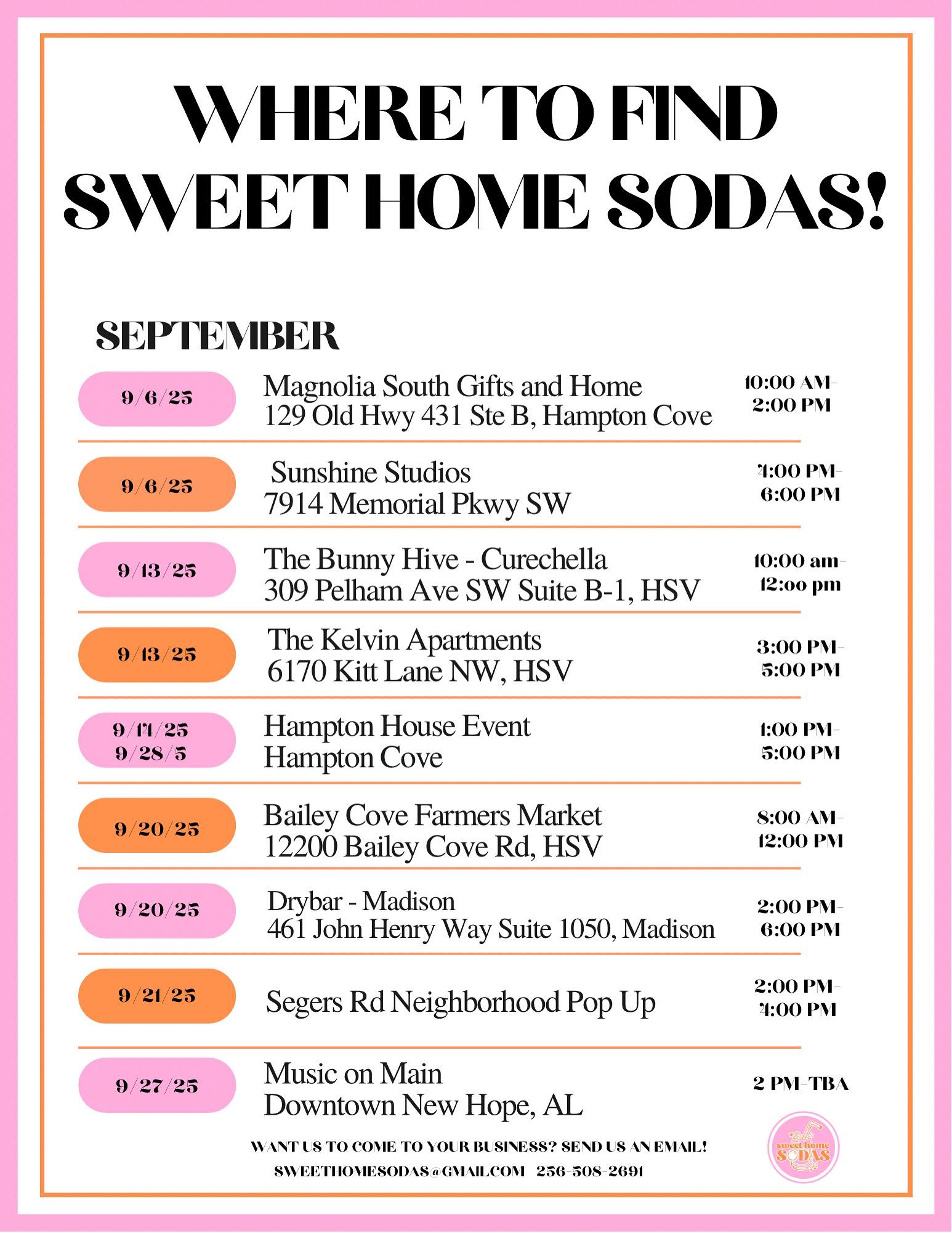 Sweet Home Soda Pop-up