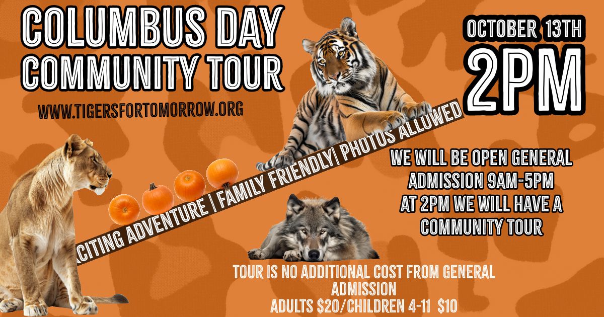 Tigers for Tomorrow Columbus Day Community Tour (Attalla)