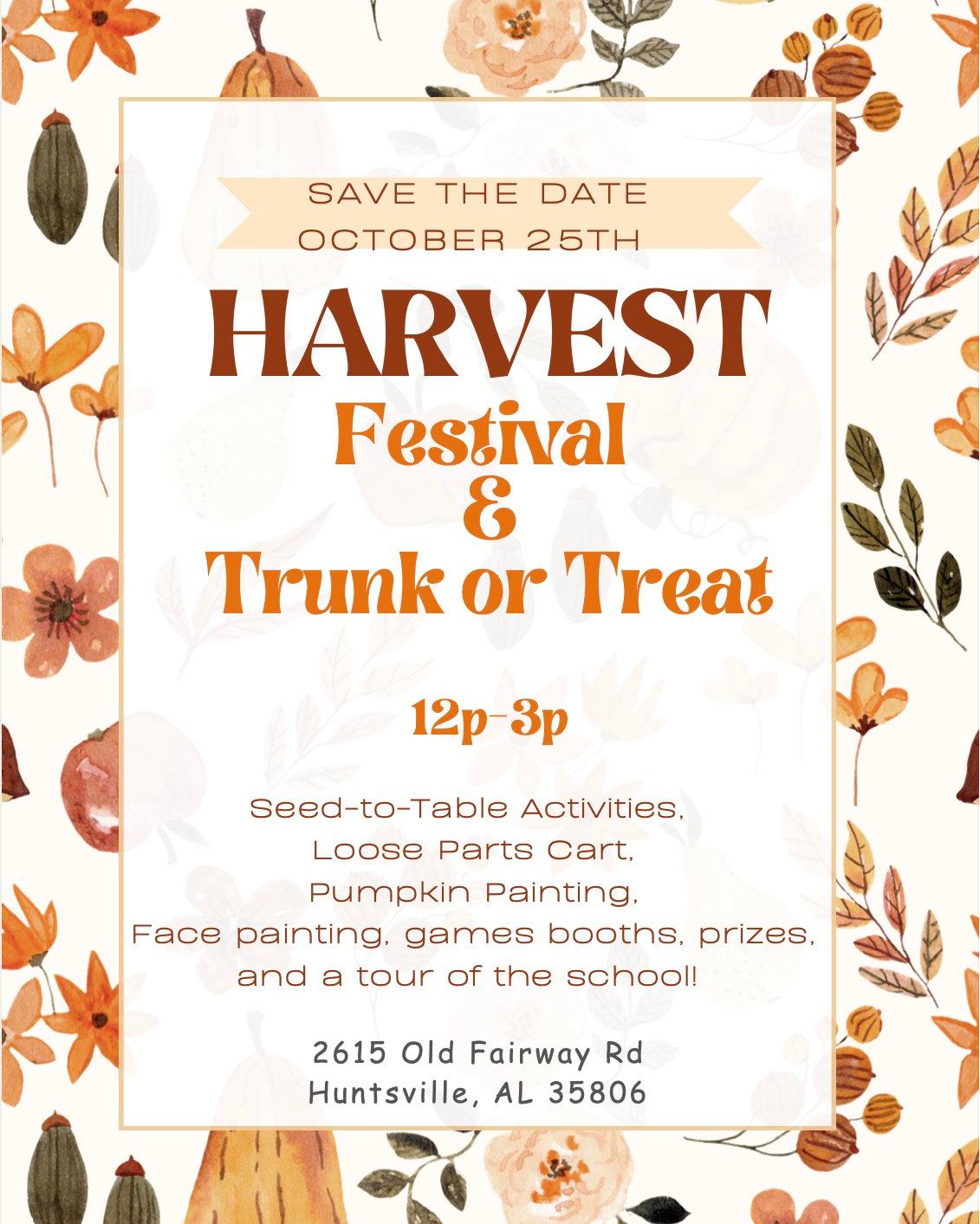 The Learning Zone Harvest Festival & Trunk or Treat