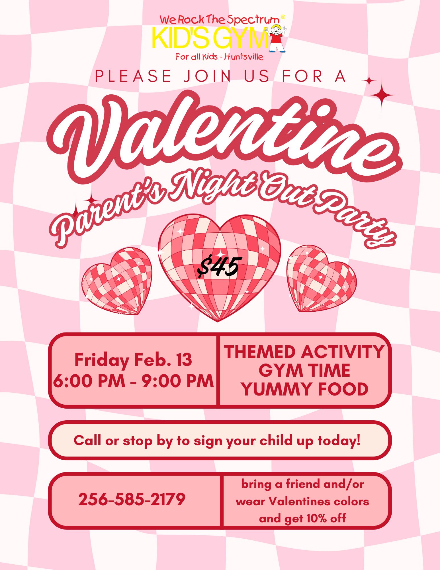 We Rock the Spectrum Valentine’s Parents Night Out