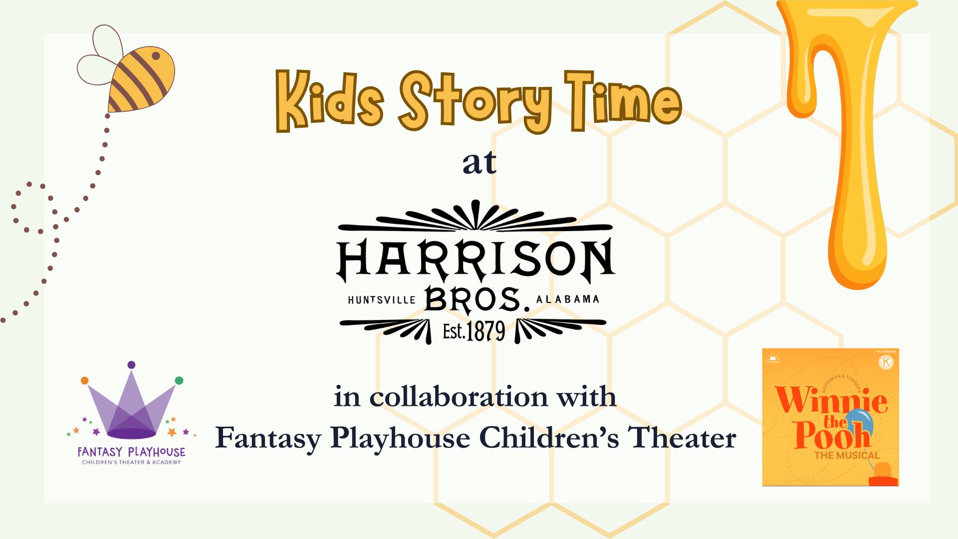 Story Time with Fantasy Playhouse: Winnie The Pooh