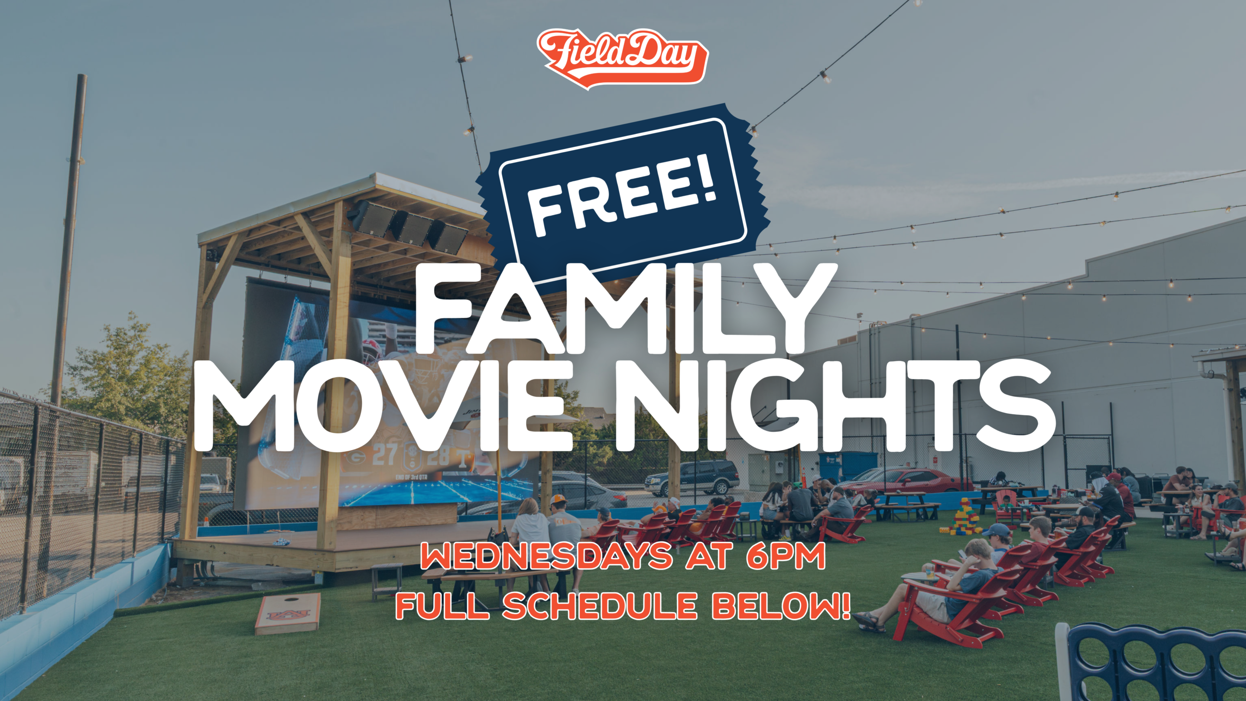 Family Movie Night at Field Day