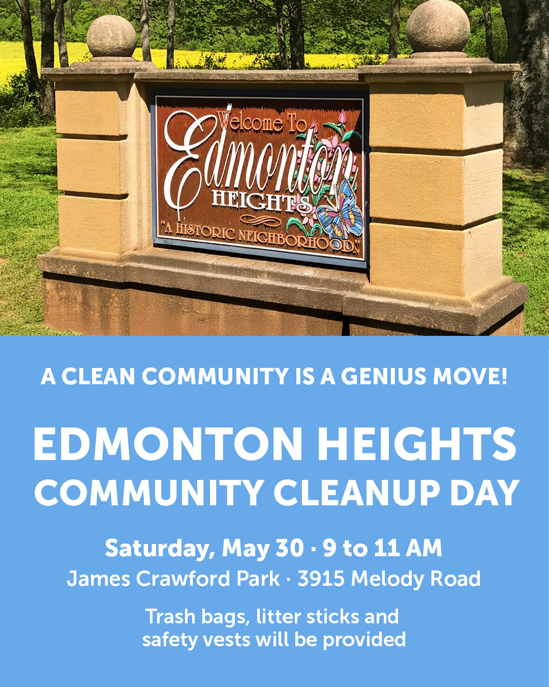 Edmonton Heights Community Cleanup Day