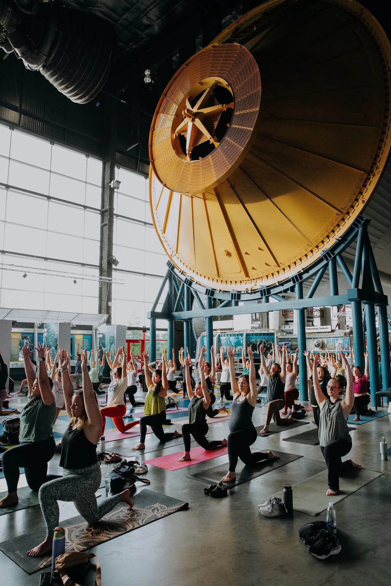 Huntsville Yoga Week at the U.S. Space & Rocket Center