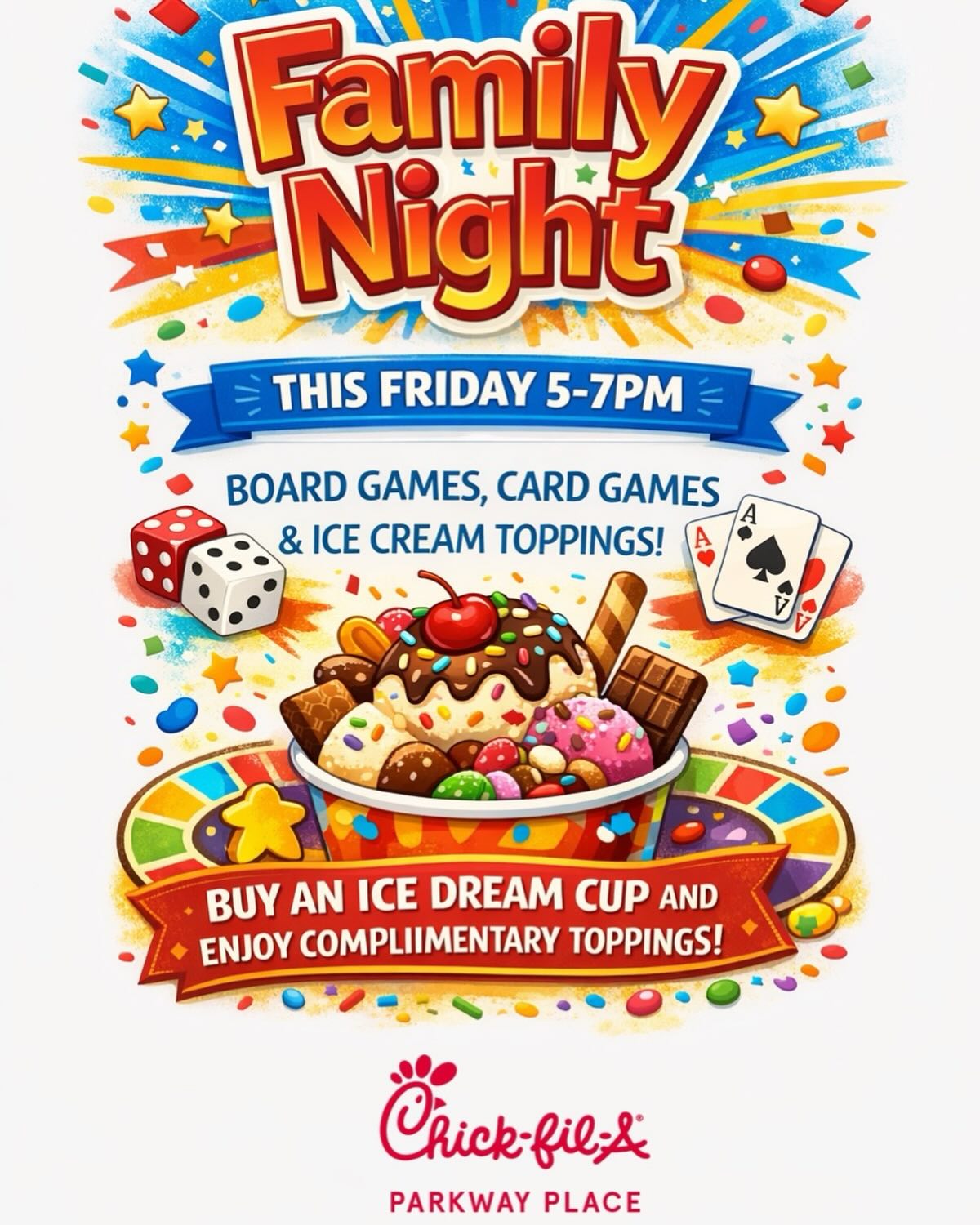 Family Night at Chick-Fil-A