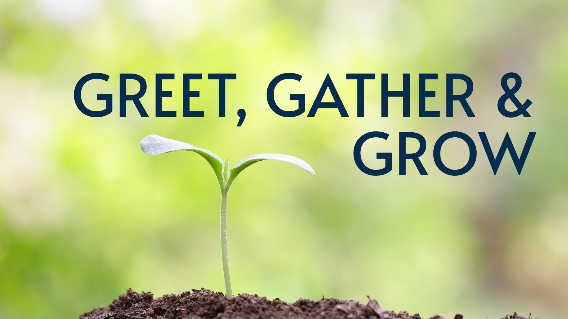 Greet, Gather & Grow