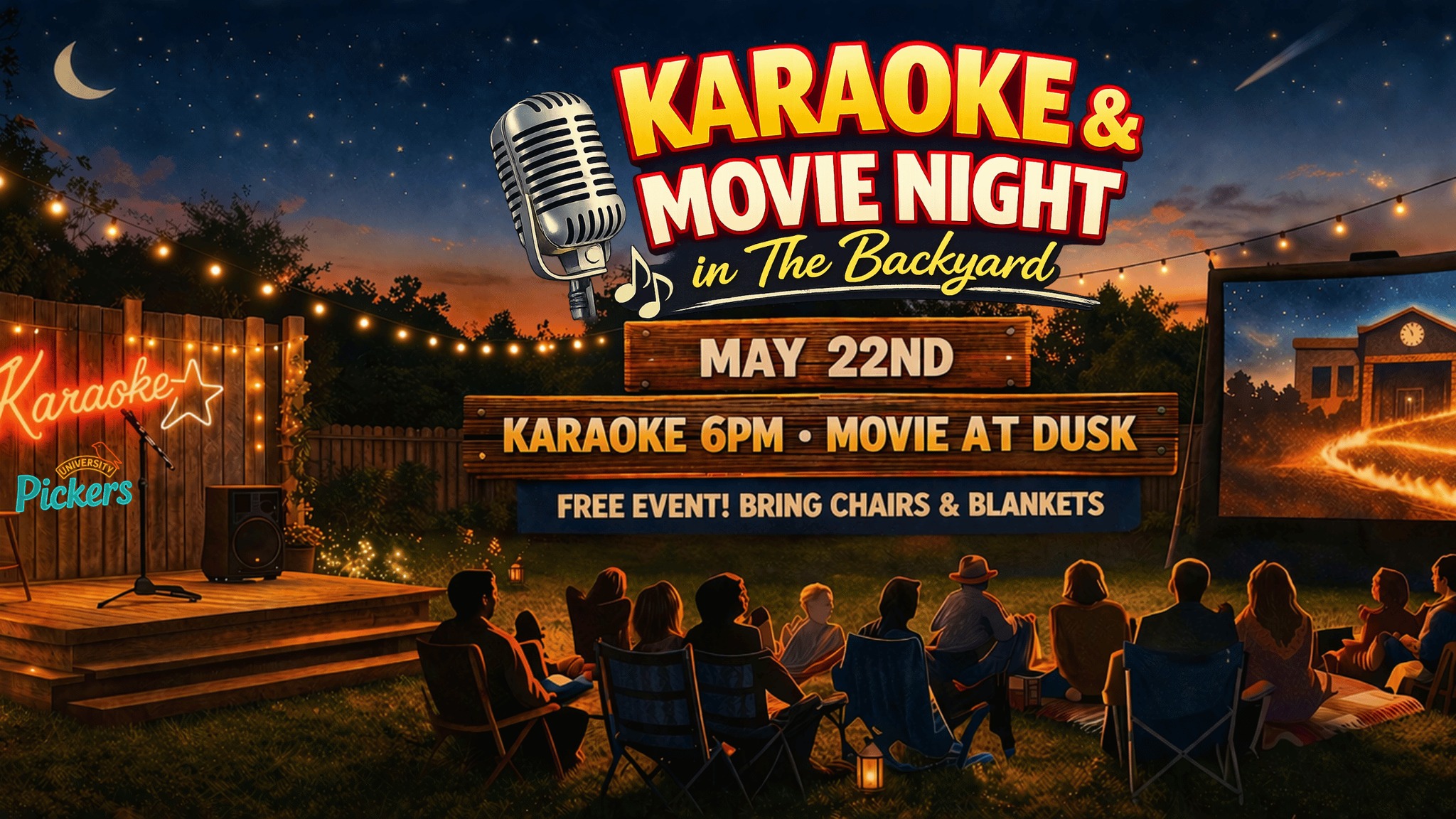 Summer Kickoff Karaoke & Movie Night