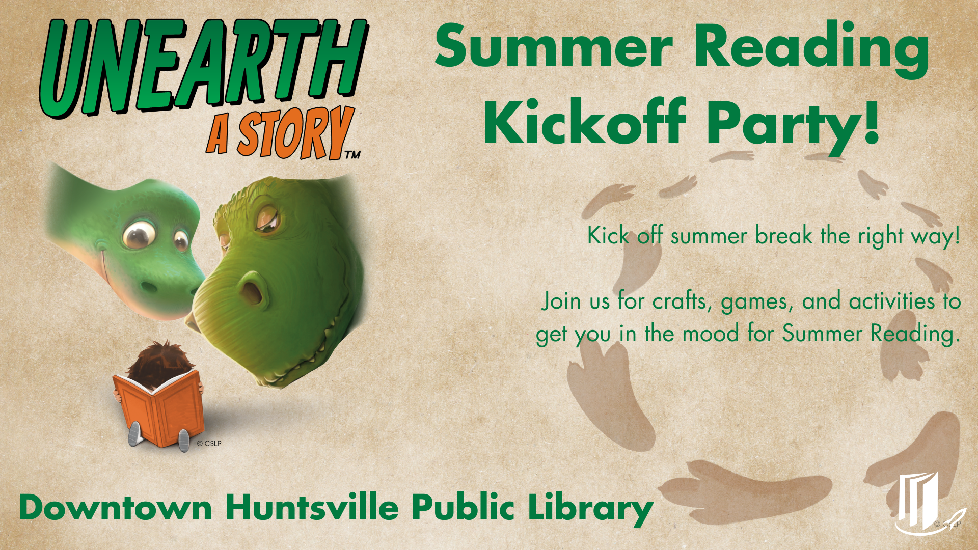 Downtown Huntsville Summer Reading Kickoff