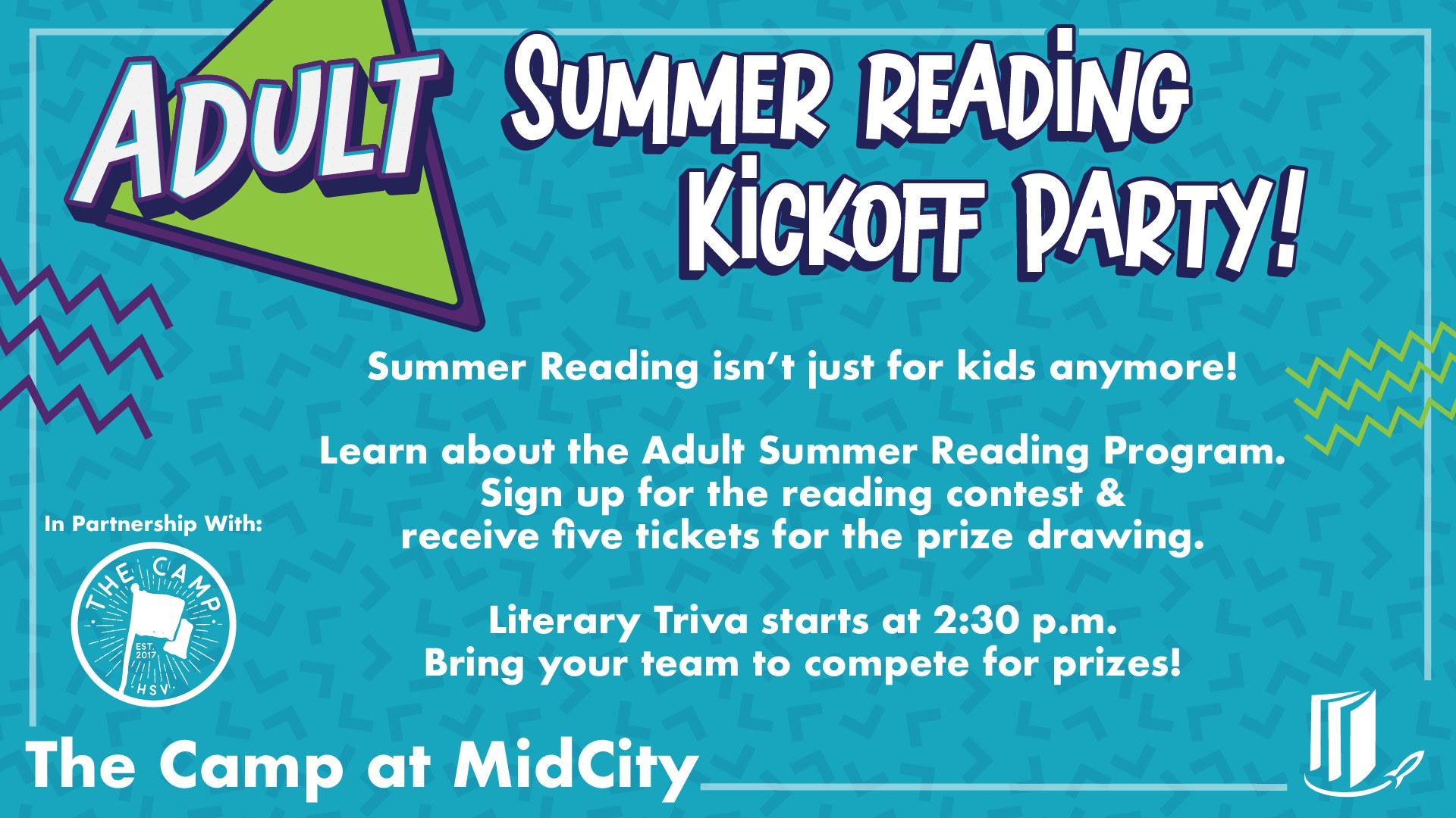 Adult Summer Reading Kickoff