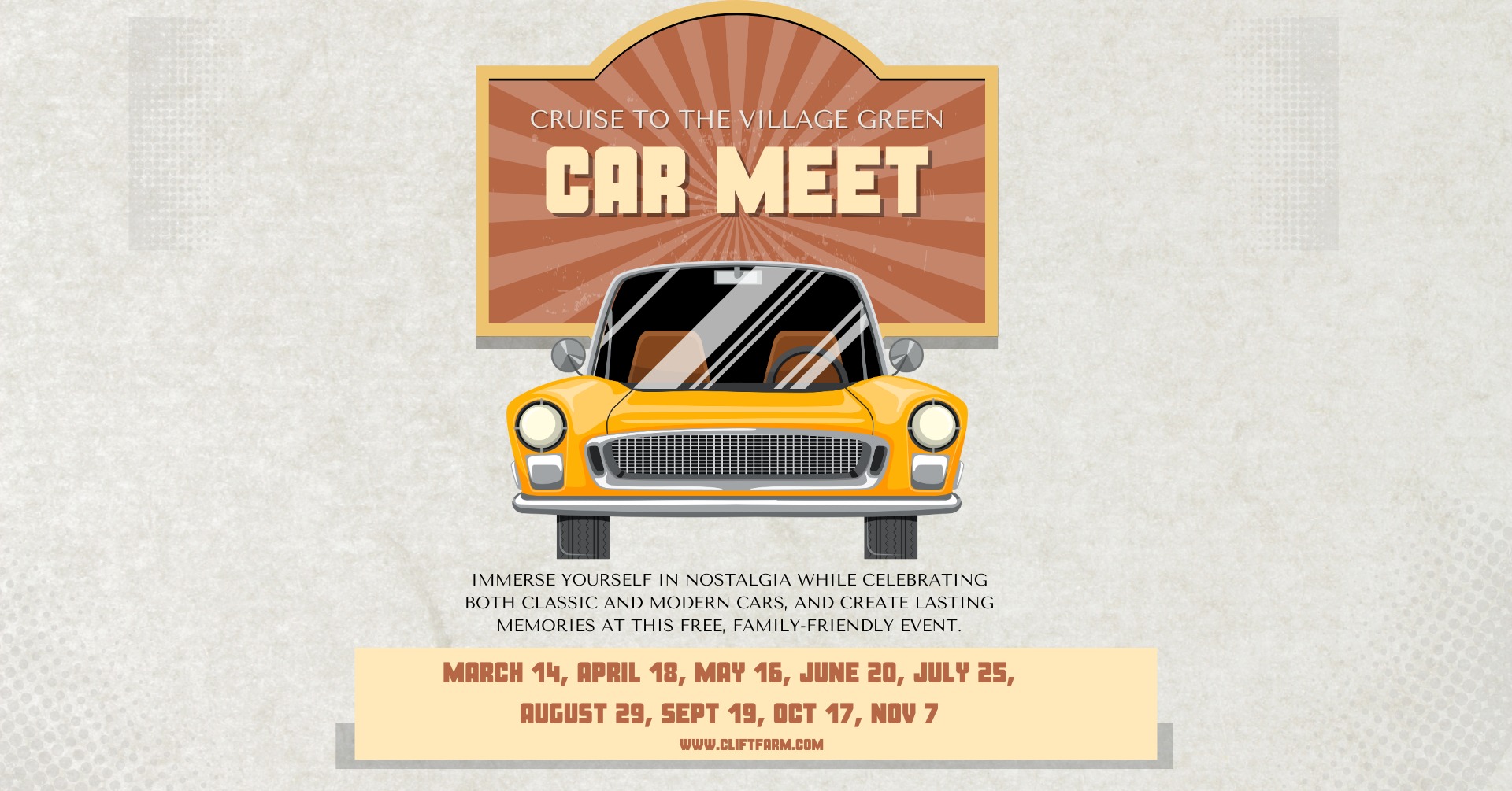 Cruise to Village Green Car Meet